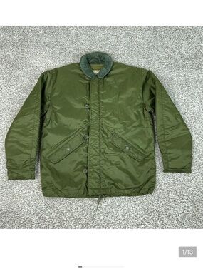 Vintage Alpha Industries Jacket Mens Medium Extreme Cold Weather Impermeable 80s